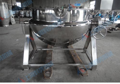 电加热可倾式带搅拌夹层锅