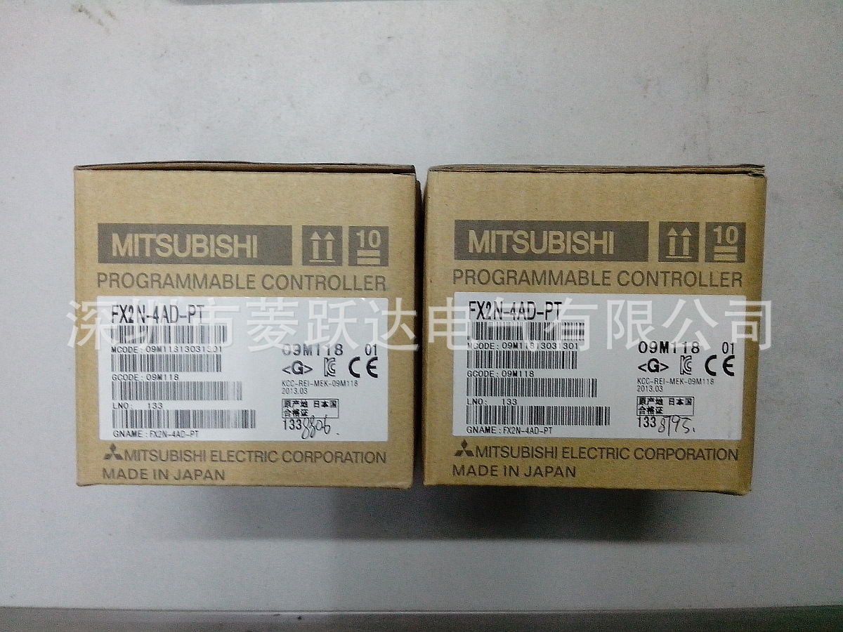 全新三菱PLC温度模块 FX2N-4AD-PT 原装正品特价供应