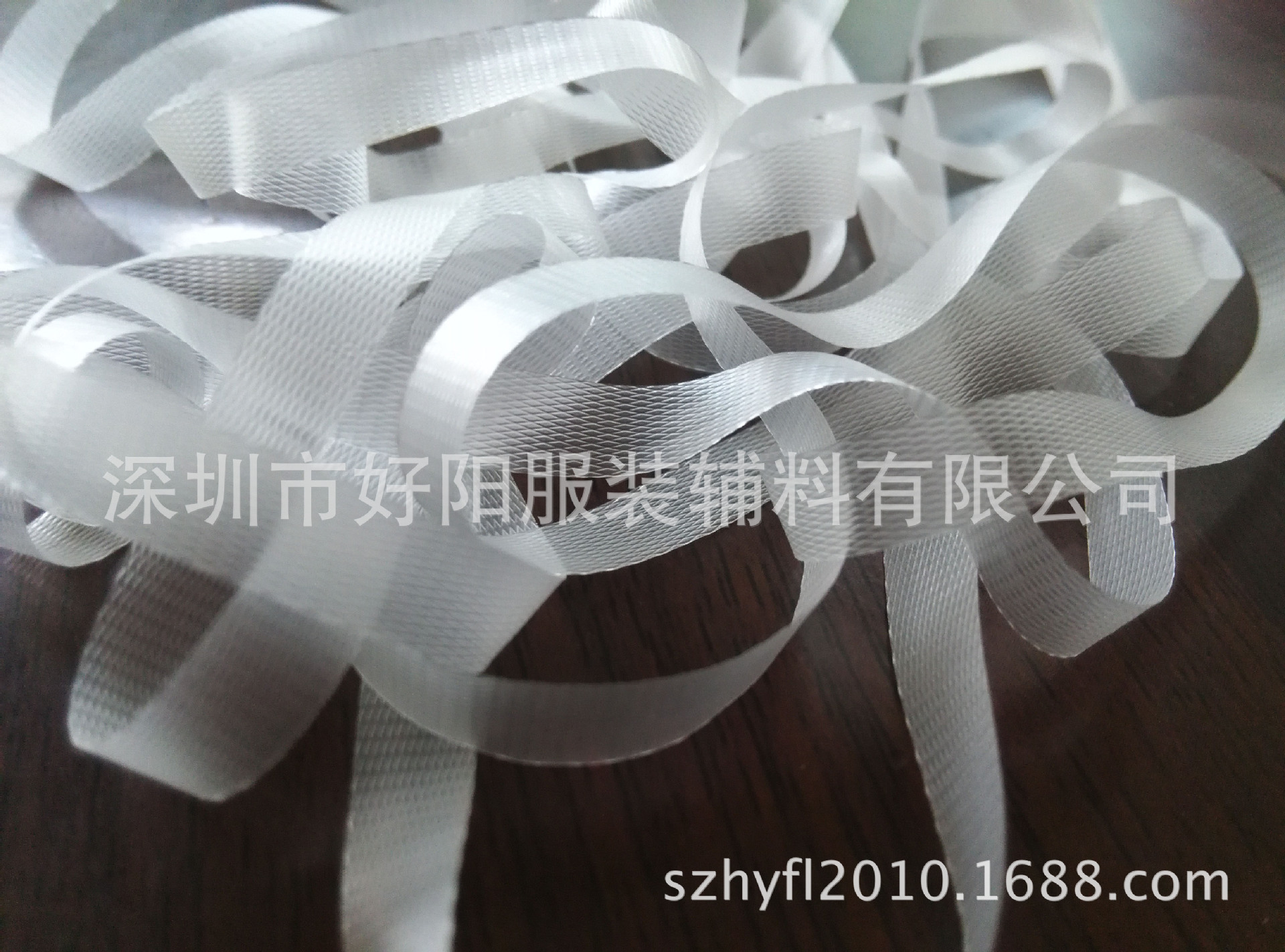 新款 供应透明花纹带花纹松紧带透明弹力线柔软隐形高弹性高弹力