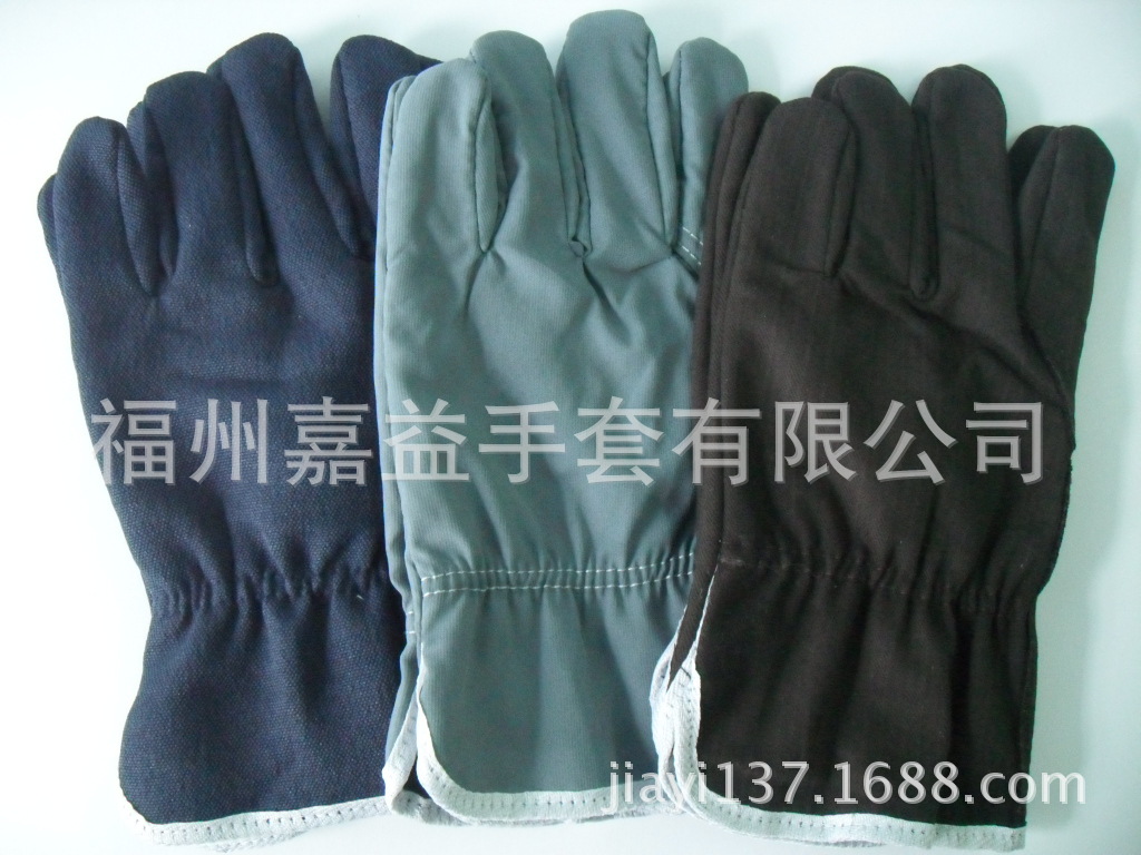 杂色布手套.用服装布.帆布.斜纹布库存面料生产