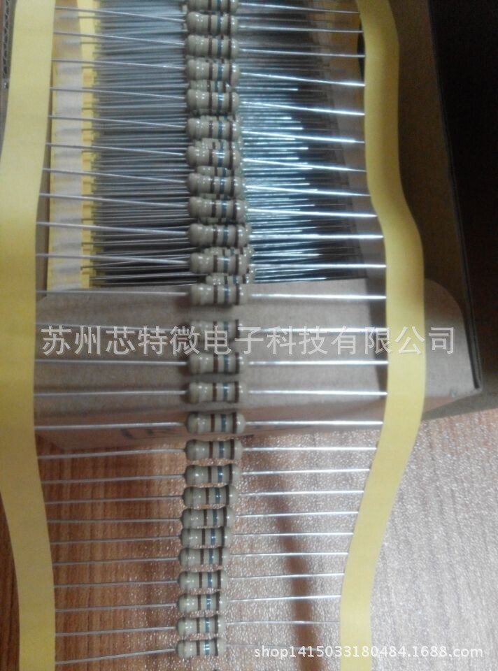 碳膜电阻CF1/2W±5%510KΩ铜脚编带生产厂家元器件金属膜高精度