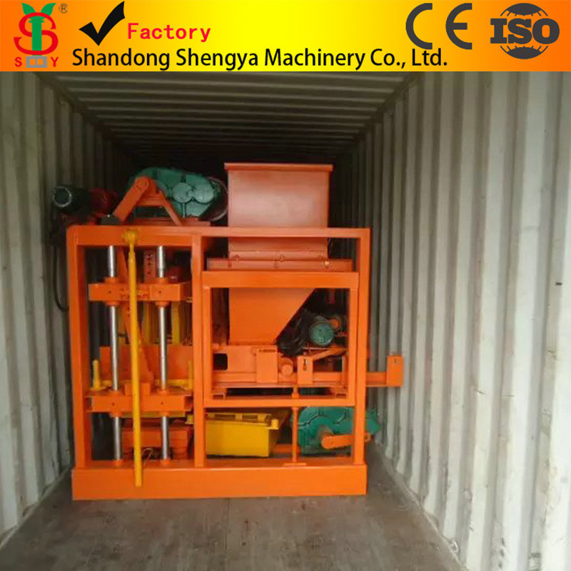 供应免烧砖机 QTJ4-26C小型制砖机 非洲用制砖机 水泥砖机