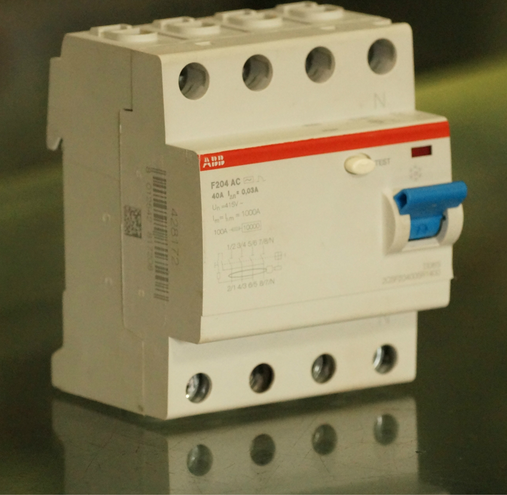 供应ABB漏电剩余电流动作断路器F204 AC-63/0.03