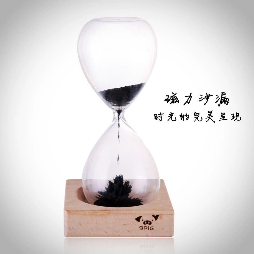 [磁力沙漏 Magnet Hourglass创意玻璃磁力沙漏 时光沙漏 创意沙漏]
