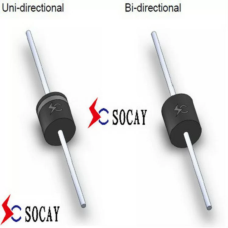 Shuokai Electronics SOCAY transient suppression diode 15KPA26A_TVS diode_transient diode