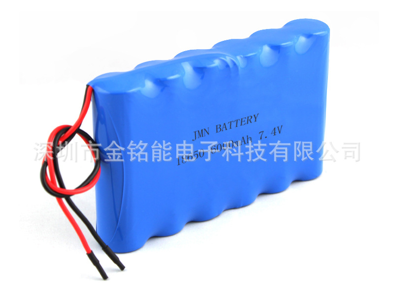 厂家供应18650锂电池 6000mah 7.4V 电池组 根据客户要求定制生产