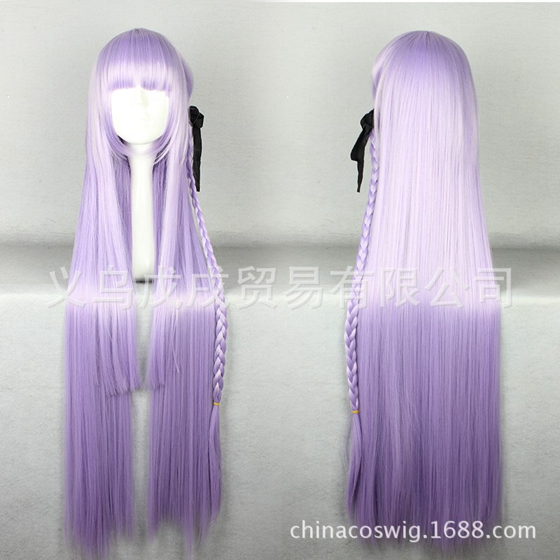 502E Projectile on Breaking Fog Cut Rings Lilac Anime Wig