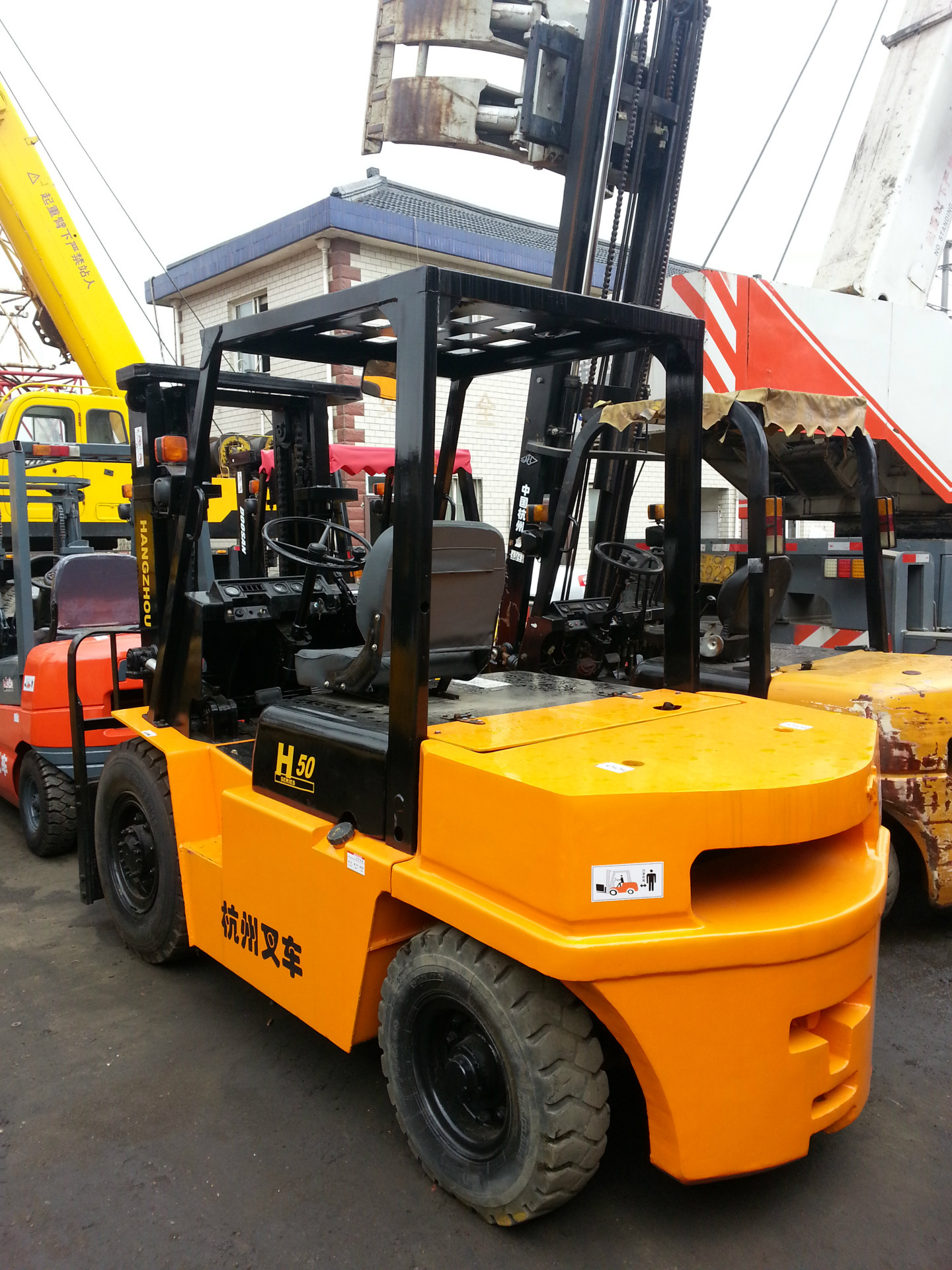转让杭州5吨叉车 二手杭州叉车转让 1-10吨柴油叉车维修 可以置换