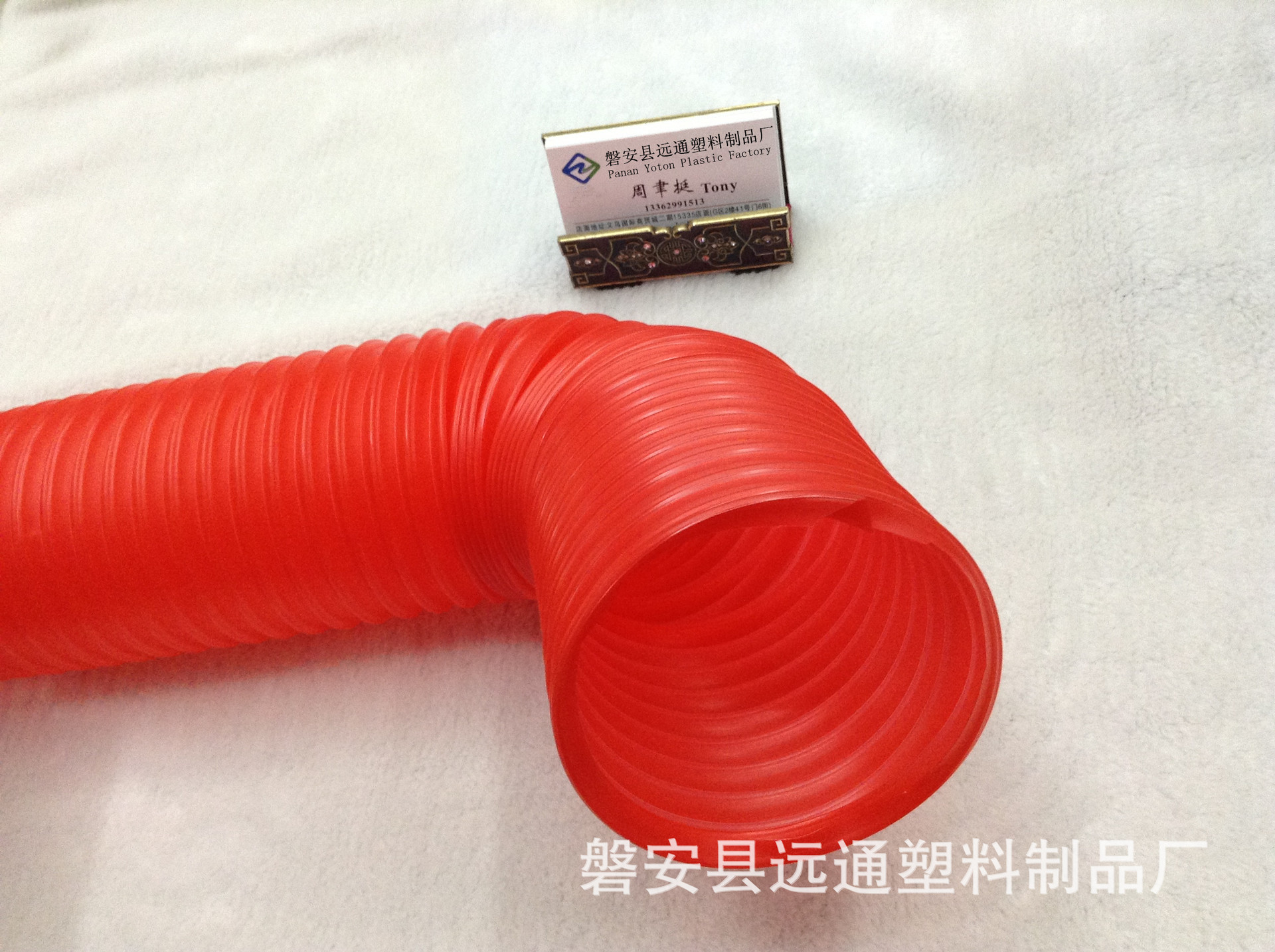 供应直径100毫米换气除尘用自由伸缩万向定型聚乙烯PE风管