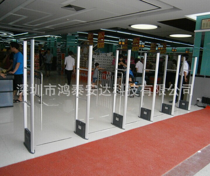 超市防盗门服装店铺射频铝合金电子报警器HTA进出口感应系统