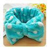 Fresh Japanese headband with bow for face washing, scarf