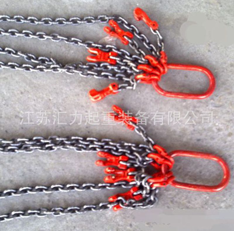 4腿可调节吊链 5t5m 组合调节链条索具5t4m 组合链条吊具