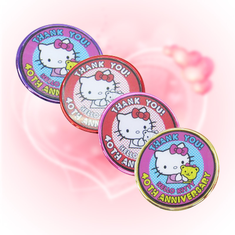 厂家直销 新款Hellokitty移动电源 6000毫安圆形心形镜子充电宝,随机发货1