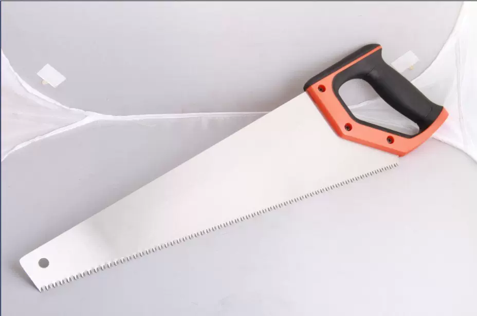 手板锯 三面磨塑料手柄手锯 永康厂家匠作木工锯