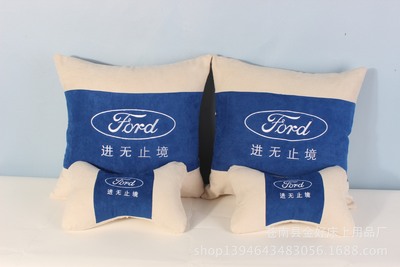 Ford sign Pillows customized Car pillow Four piece suit Car Pillow Pillows Enterprise Custom LOGO