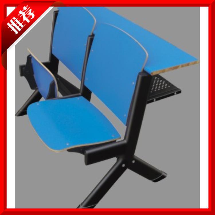 独立站 学校 课椅钢制椅联连体桌