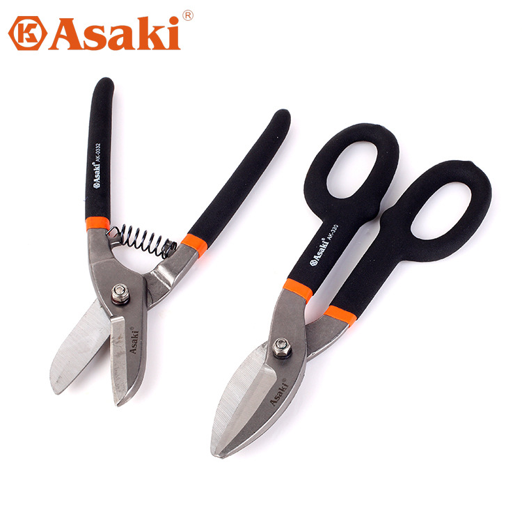 雅赛崎 德式/美式铁皮剪 白铁剪 铁网铁板剪 镀锌板剪刀子 航空剪