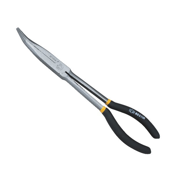 供应鹰之印11寸16寸加长高碳钢20°45°90°弯咀钳