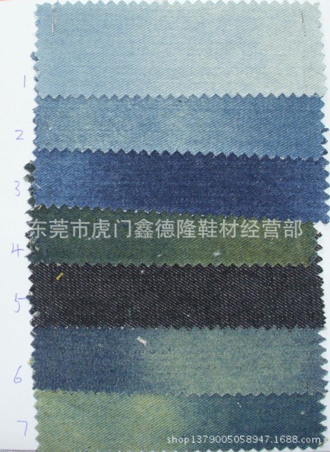 DB108斜纹洗水牛仔适用服装帽子鞋子等