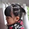 Children's hair accessory for princess, hairgrip, small crab pin