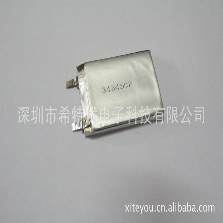 供应MP3/MP4/MP5 移动聚合物锂电池 343450