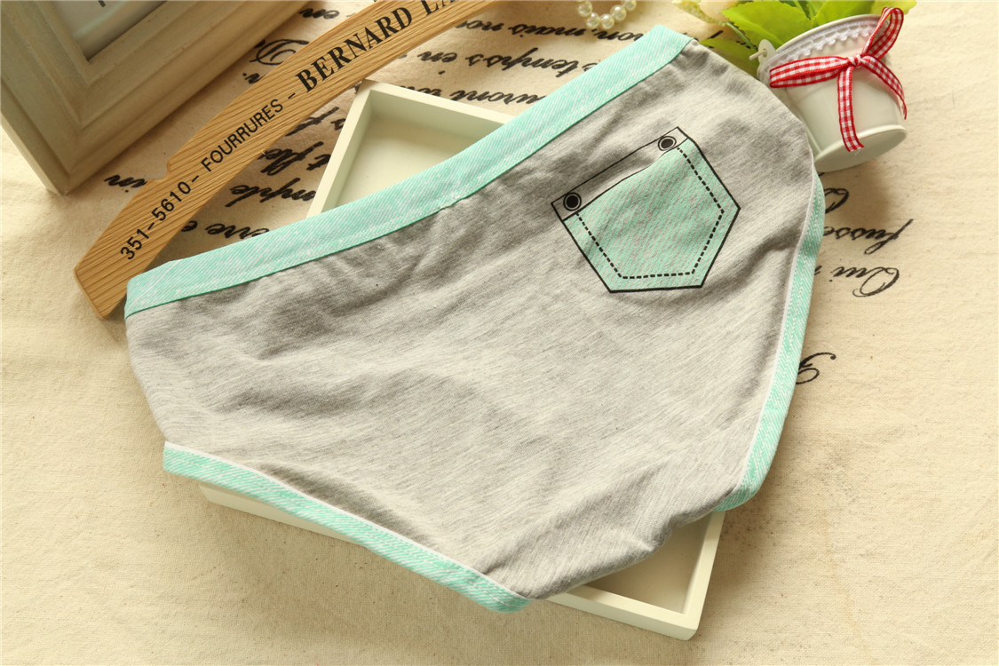 Slip jeunesse poche en coton - Ref 653229 Image 20