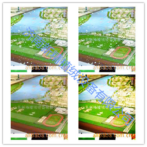 【济南新峰】园林 沙盘建筑模型植绒机  厂家直销