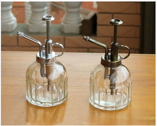 宏康玻璃瓶厂直销南瓜喷壶 日式玻璃喷壶 复古浇花洒水壶|ru