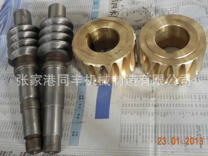 供应切管机配件 315蜗轮蜗杆整套 切管机传动|ms