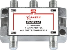 佳星 JASEN 电视信号功分器 四功分器 4分配 JS-SP04G