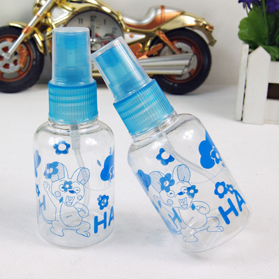 1007 印花小号50ML喷瓶批发 游旅行透明喷雾瓶爽肤水小喷壶|ru