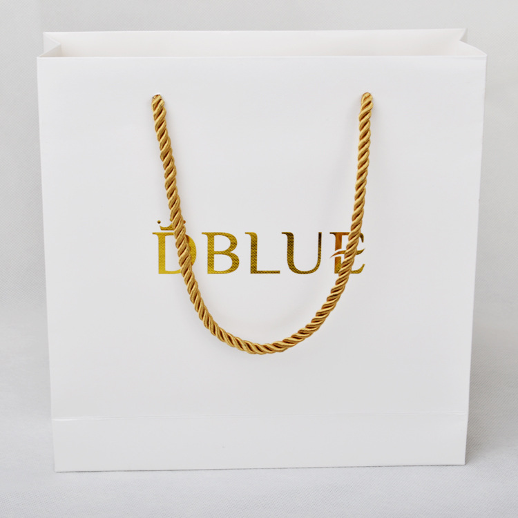 Gold-leafed Hand-held Bag, Paper Craft Gift Bag, Specialty Color Gold-leafed Hand-held Bag, Jewelry Gift Bag STD01-1D