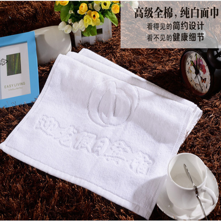 Factory supply cotton hotel special towel personalized custom your logo