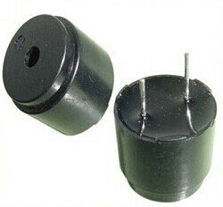 供应压电有源蜂鸣器16*14 直流通电即响 黑壳材质环保 独轮车配件