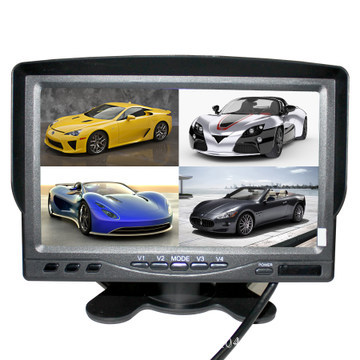 Yi Hyun 7-inch Desktop monitor Segmentation Four pictures vertical display video input Wide voltage