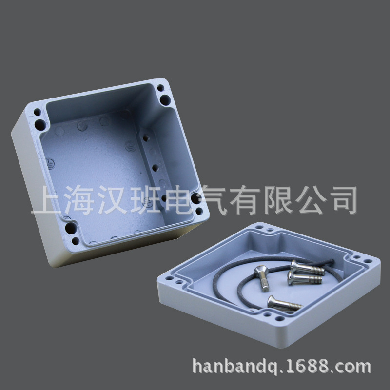 铸铝接线盒 铝制接线盒120*120*82MM 铸铝开关盒电器电源盒