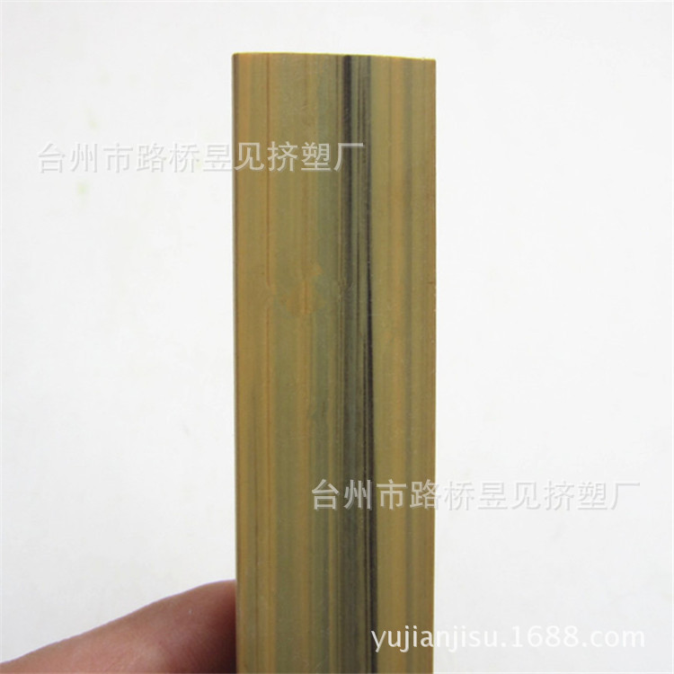 PVC黄色管1——米黄异型方管 (2