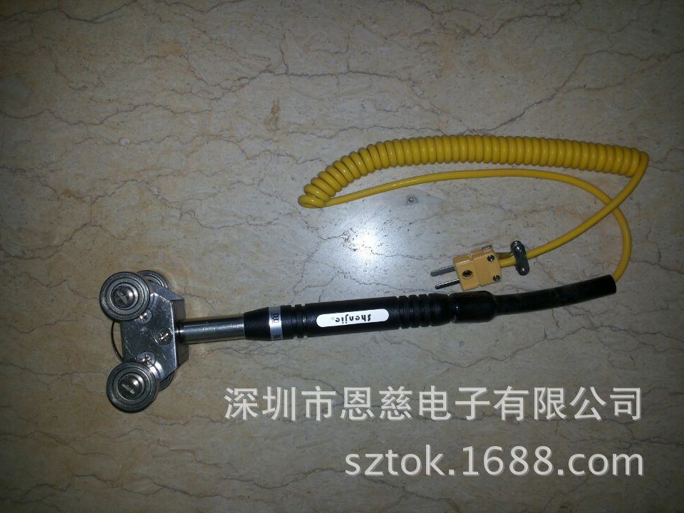 台湾shenjie神睫滚轮式表面热电偶NR-81535A表面温度探头NR81535A