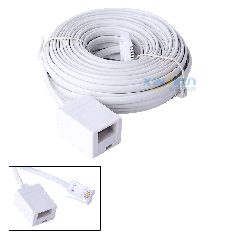 Телефонная линия Британская удлиненная линия UK телефонный кабель 6P4C RJ11 BT телефонная удлинительная линия 10 м