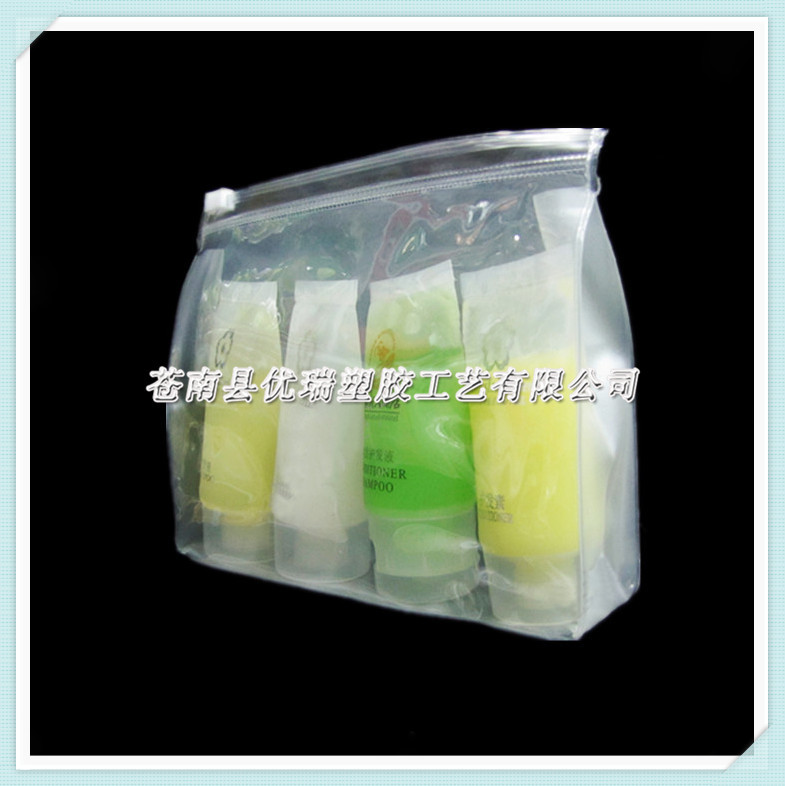 新品现货 透明拉链袋 防水化妆品收纳 PVC洗漱旅行套包装袋