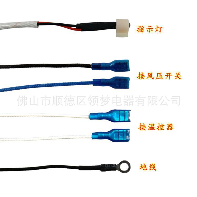 万能强排接线标注图3(风压+温控+地线+灯线)