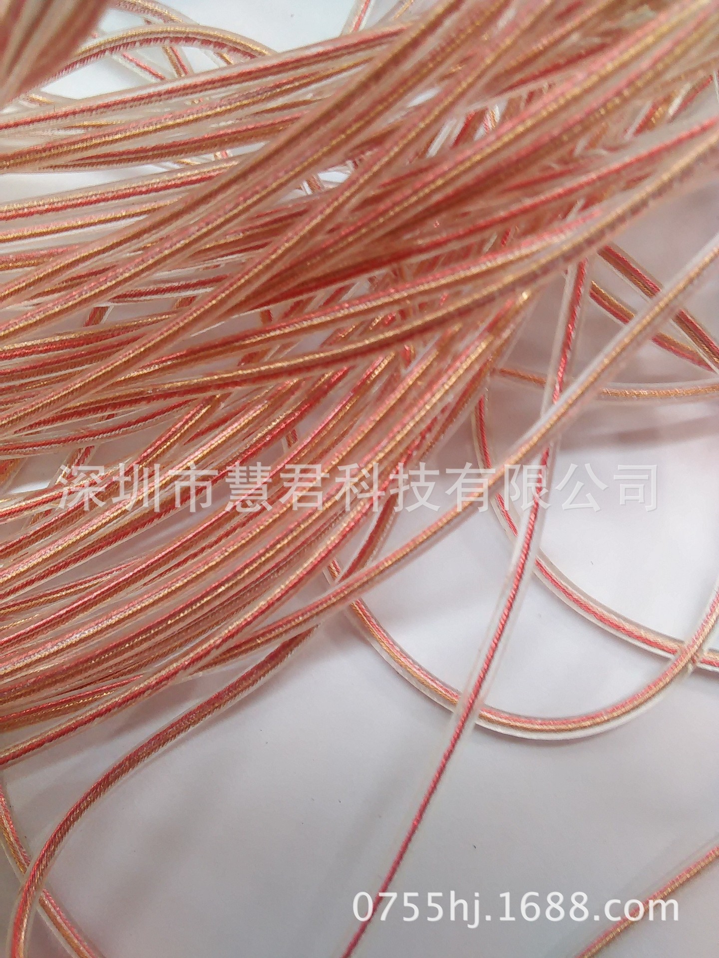特卖直径1,5两芯透明耳机线透明圆漆包线两头剥皮上锡