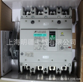 现货供应全新原装正品FUJI富士漏电保护断路器 EW125RAGC(60A)