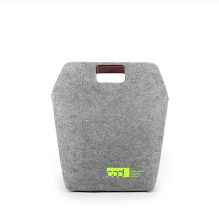 原创环保创意手提文件购物袋会议资料礼品大容量毛毡包