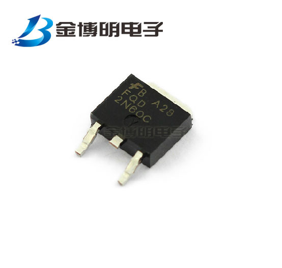 场效应管 FQD2N60C 2N60 TO-252 N沟道 600V 2A 质量稳定