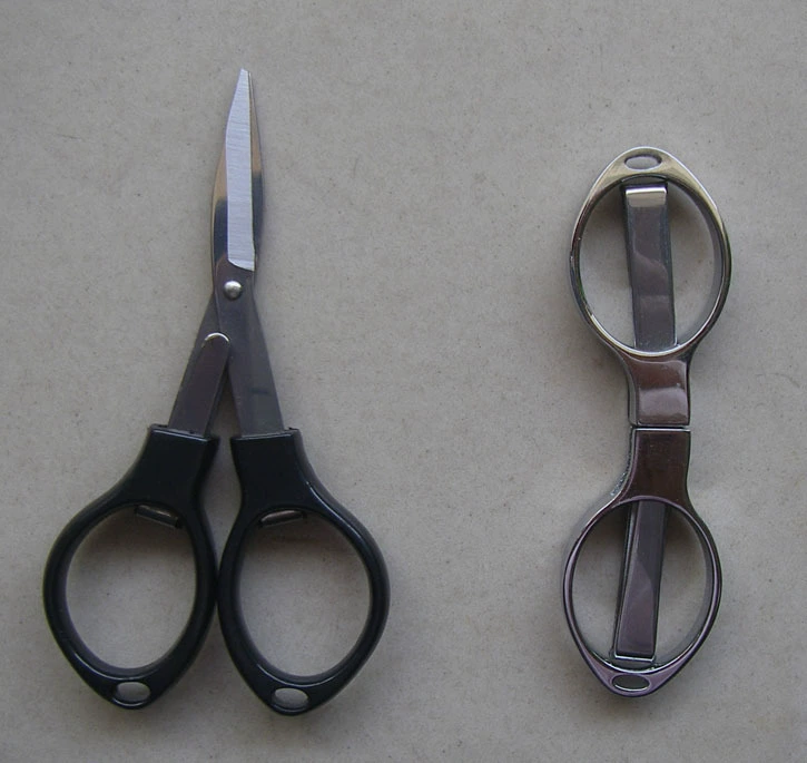 8 -character scissors. Glasses scissors, pulling, folding scissors, fishing scissors HD1016