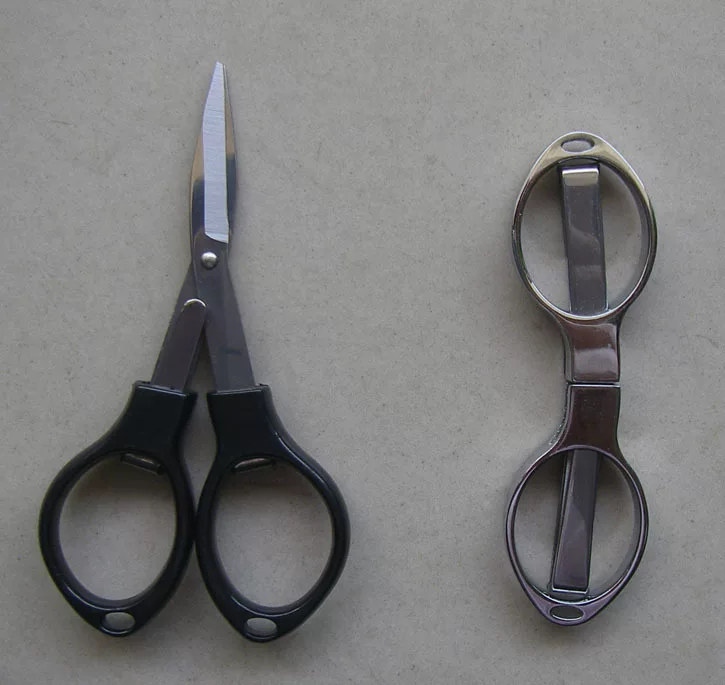 8 -character scissors. Glasses scissors, pulling, folding scissors, fishing scissors HD1016