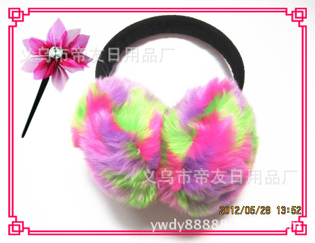 供应各种保暖耳套/仿真毛耳套/兔毛耳套(图)