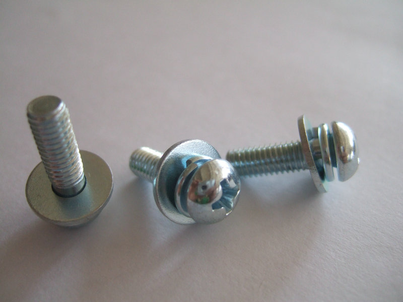 GB9074.1  十字槽盘头弹平垫组合螺钉 304不锈钢 M3M4M5M6M8M10