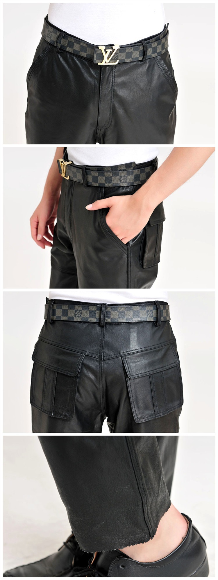 Pantalon cuir homme 2ULP - Ref 1491849 Image 11